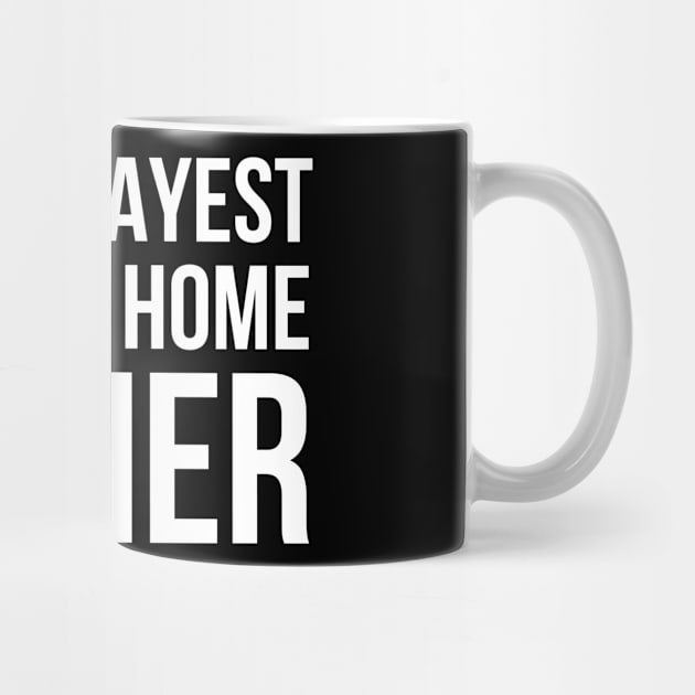 Worlds Okayest Work From Home Teacher by simple_words_designs